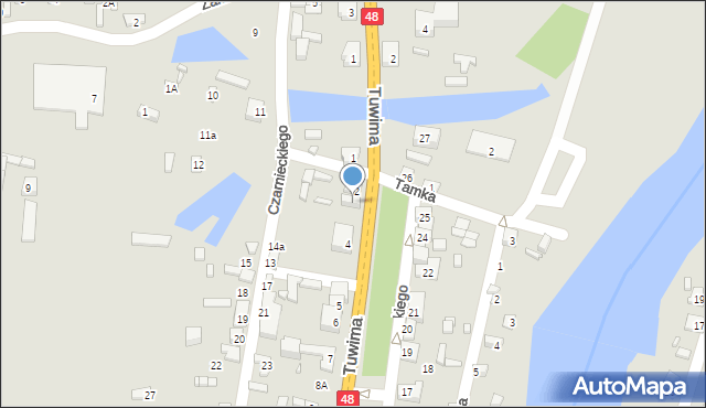 Inowłódz, Plac Kazimierza Wielkiego, 3, mapa Inowłódz