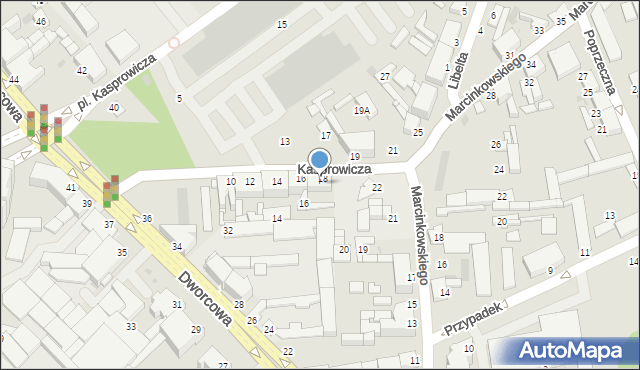 Inowrocław, Plac Kasprowicza Jana, 18, mapa Inowrocławia