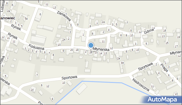 Janowiec, Plac Wolności, 16, mapa Janowiec