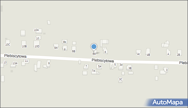 Jastrzębie-Zdrój, Plebiscytowa, 6A, mapa Jastrzębie-Zdrój