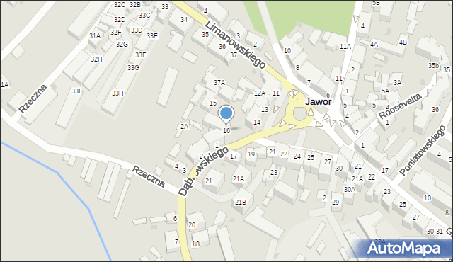 Jawor, Plac Wolności, 16, mapa Jawor