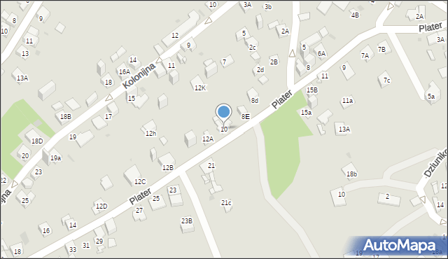 Jaworzno, Plater Emilii, 10, mapa Jaworzno