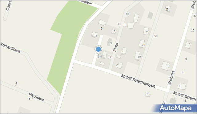 Jordanów Śląski, Platynowa, 2, mapa Jordanów Śląski