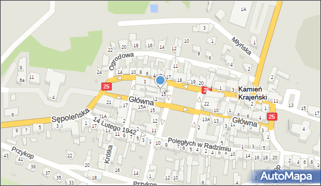 Kamień Krajeński, Plac Odrodzenia, 15A, mapa Kamień Krajeński