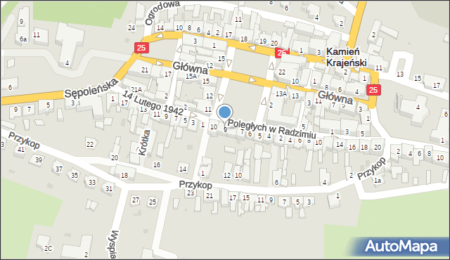 Kamień Krajeński, Plac Odrodzenia, 9, mapa Kamień Krajeński
