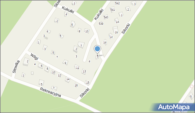 Kamińsko, Plac Jastrzębia, 5, mapa Kamińsko