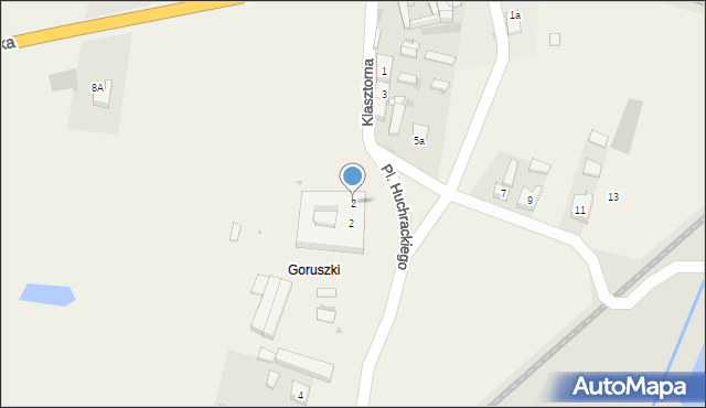 Karolinki, Plac o. Huchrackiego Euzebiusza, 2, mapa Karolinki