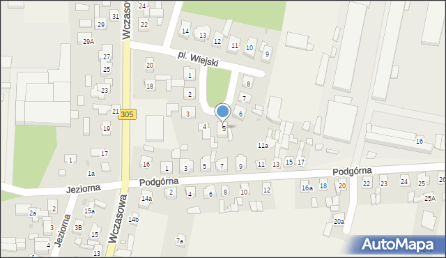 Karpicko, Plac Wiejski, 5, mapa Karpicko