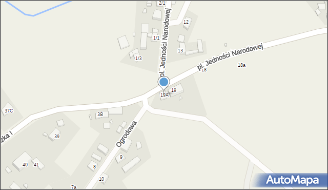 Karsko, Plac Jedności Narodowej, 19A, mapa Karsko