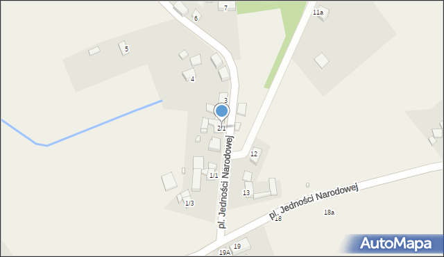 Karsko, Plac Jedności Narodowej, 2/1, mapa Karsko