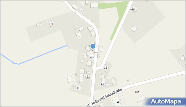 Karsko, Plac Jedności Narodowej, 2b, mapa Karsko