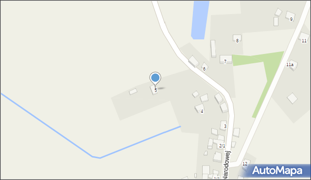 Karsko, Plac Jedności Narodowej, 5, mapa Karsko