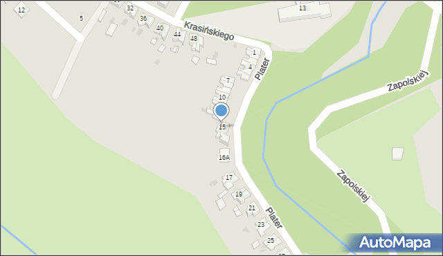 Kędzierzyn-Koźle, Plater Emilii, 15, mapa Kędzierzyna-Koźle
