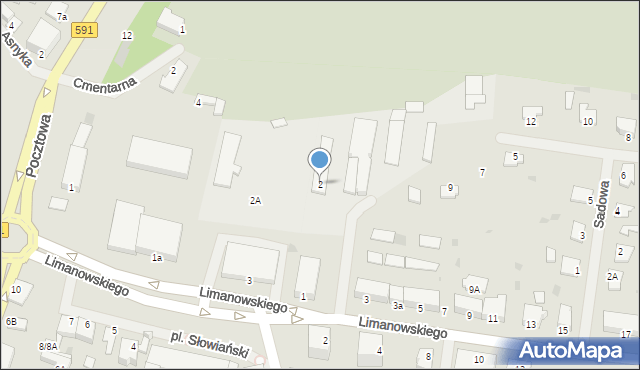 Kętrzyn, Plac Słowiański, 2, mapa Kętrzyn