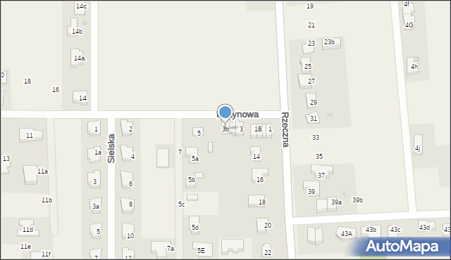 Kiełczów, Platynowa, 3b, mapa Kiełczów