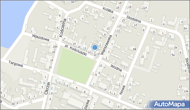 Kleczew, Plac Kościuszki Tadeusza, gen., 11, mapa Kleczew