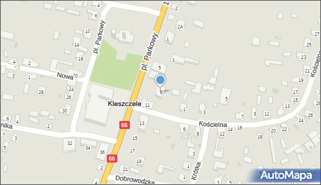 Kleszczele, Plac Parkowy, 9, mapa Kleszczele