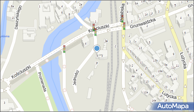 Kłodzko, Plac Jedności, 3, mapa Kłodzka