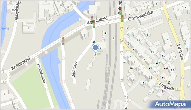 Kłodzko, Plac Jedności, 3f, mapa Kłodzka