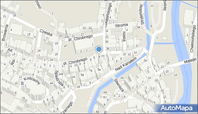 Kłodzko, Plac Króla Bolesława Chrobrego, 4, mapa Kłodzka