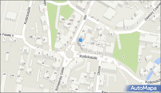 Kłodzko, Plac Króla Władysława Jagiełły, 1, mapa Kłodzka
