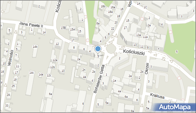Kłodzko, Plac Króla Władysława Jagiełły, 3, mapa Kłodzka