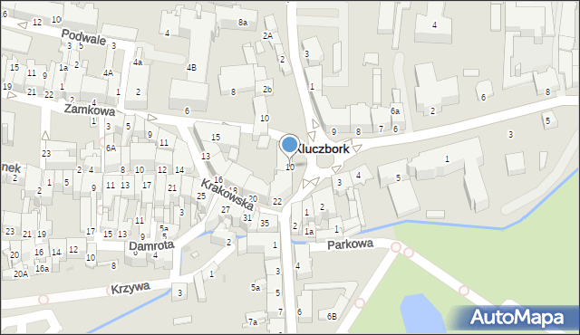 Kluczbork, Plac Niepodległości, 10, mapa Kluczbork