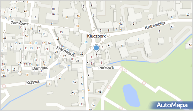 Kluczbork, Plac Niepodległości, 2, mapa Kluczbork
