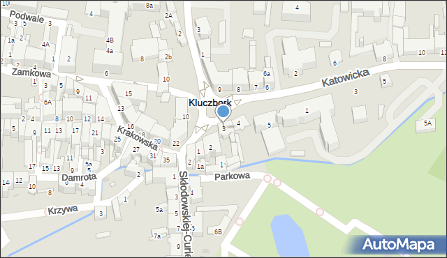 Kluczbork, Plac Niepodległości, 3, mapa Kluczbork