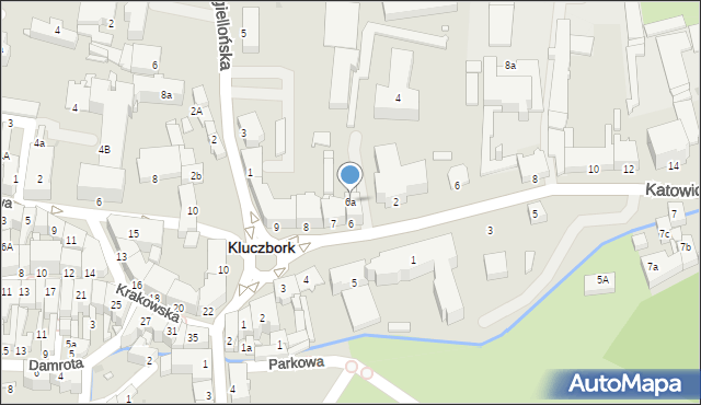 Kluczbork, Plac Niepodległości, 6a, mapa Kluczbork