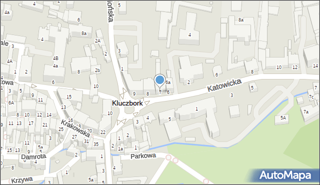 Kluczbork, Plac Niepodległości, 7, mapa Kluczbork