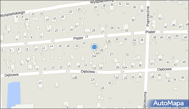 Knurów, Plater Emilii, 24, mapa Knurów