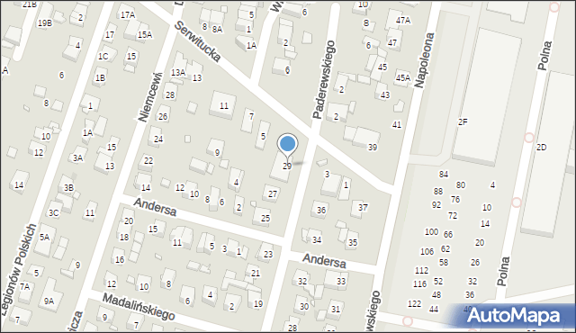 Kobyłka, Plater Emilii, 29, mapa Kobyłka