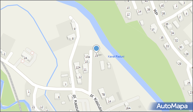 Kolbudy, Plac Kaszubski, 13, mapa Kolbudy