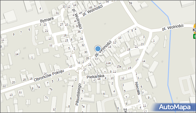 Kolbuszowa, Plac Wolności, 20, mapa Kolbuszowa