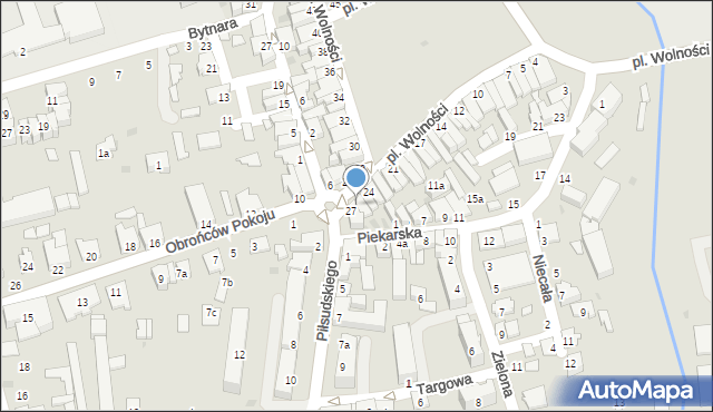 Kolbuszowa, Plac Wolności, 26, mapa Kolbuszowa