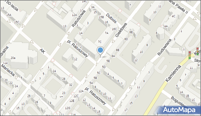 Kołobrzeg, Plac Ratuszowy, 3g, mapa Kołobrzegu