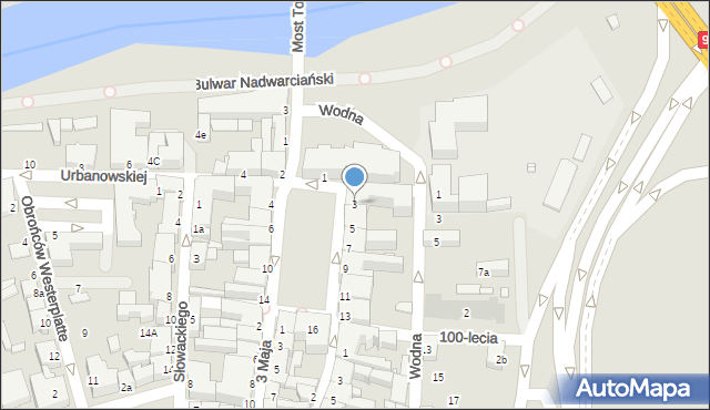 Konin, Plac Wolności, 3, mapa Konina