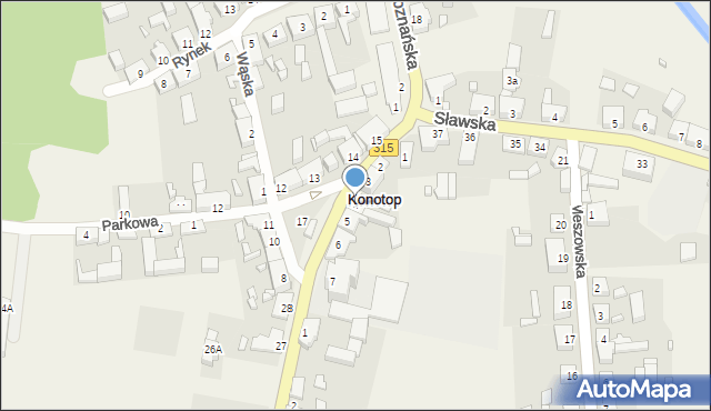 Konotop, Plac Powstańców Wielkopolskich, 4, mapa Konotop