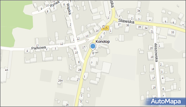Konotop, Plac Powstańców Wielkopolskich, 6, mapa Konotop