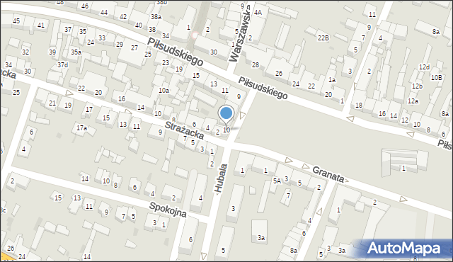 Końskie, Plac Kościuszki Tadeusza, gen., 10, mapa Końskie