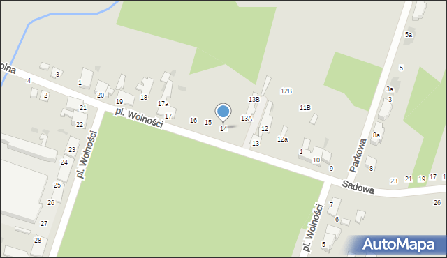 Konstantynów Łódzki, Plac Wolności, 14, mapa Konstantynów Łódzki
