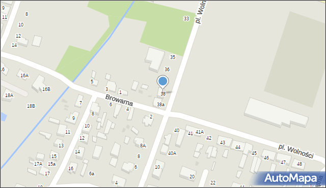Konstantynów Łódzki, Plac Wolności, 38, mapa Konstantynów Łódzki