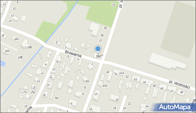 Konstantynów Łódzki, Plac Wolności, 38a, mapa Konstantynów Łódzki