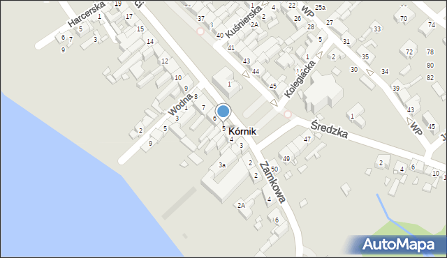 Kórnik, Plac Niepodległości, 5, mapa Kórnik