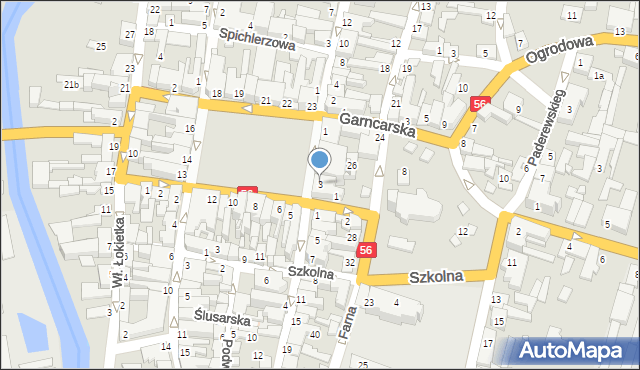 Koronowo, Plac Zwycięstwa, 3, mapa Koronowo