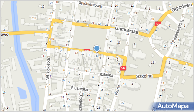 Koronowo, Plac Zwycięstwa, 6, mapa Koronowo