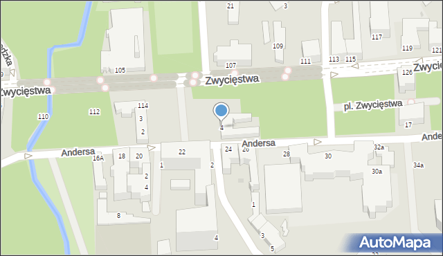 Koszalin, Plac Wolności, 4, mapa Koszalina