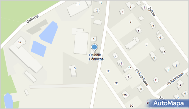 Koteże, Płaczewska, 4, mapa Koteże