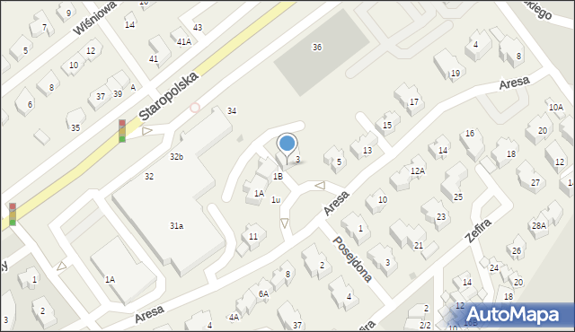 Kowale, Plac Artemidy, 3A, mapa Kowale